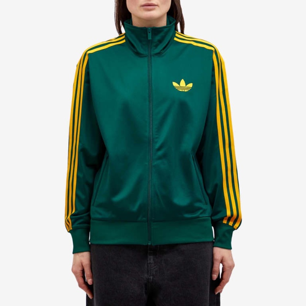 NWT Adidas Women's Green Track Jacket